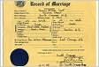 Marriage License Certified Copies